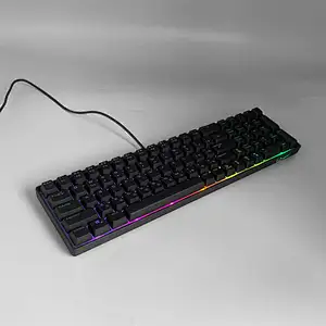 New USB Wired Gaming 85 Keys Customized ergonomic gaming RGB  backlight keyboard For Gamer  GKL-8006L